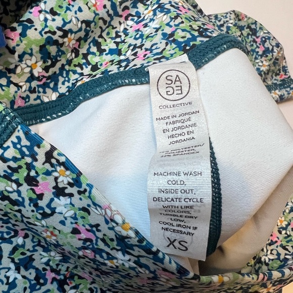 Sage collective flower print biker short - Picture 7 of 9